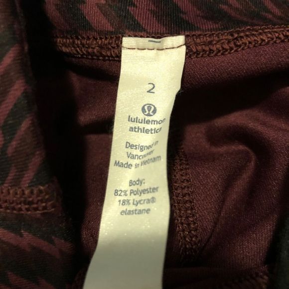 Lululemon Shifted Horizon Red Grape Wunder Under - Picture 2 of 6